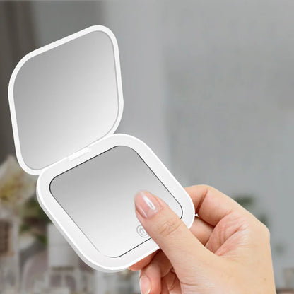 Compact LED Makeup Mirror