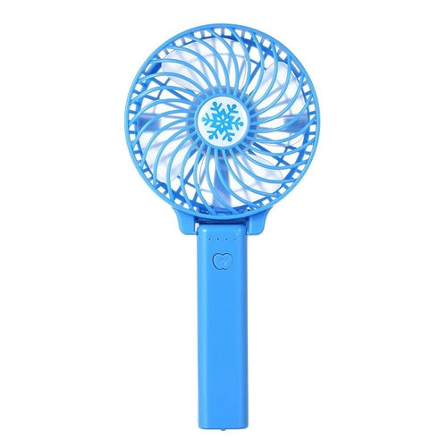 Portable USB Mini Fan Battery Rechargeable Foldable Handle Cooler