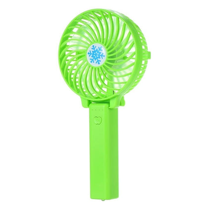 Portable USB Mini Fan Battery Rechargeable Foldable Handle Cooler
